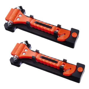 Emergency Seat Belt Cutter and Window Hammer Tool, Car Accessories, 2 Pack, SW-835