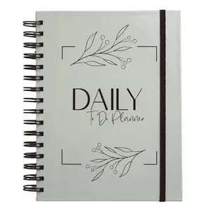 Daily Planner Simplified To Do List- Aesthetic School Supplies Notebook to Easily Organize Tasks and Boost Productivity – Cute Day Undated Planner Office Supplies- Spiral Green Notepad