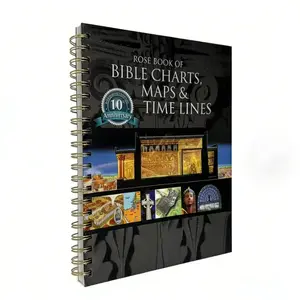 Rose Book of Bible Charts, Maps & Time Lines: 10th Anniversary Expanded Edition. Spiral-Bound Christian Reference Guide for Visual Bible Study, Includes Historical Maps & Theology Timelines. Scripture