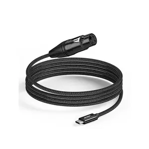 XLR to USB C 3ft, XLR Female to USB Type C Professional Recording Audio ,for Microphones to Cellphone/Laptop/Tablet,Compatible with Windows Macos iOS Android Linux Unix,Shure PGA58