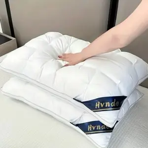Hilton Luxury 5-Star Hotel Quality Pillows,Buy 1 Get 1 Free ,Bright White Soft Comfortable Luxury Pillows  In Full & Queen Size,Ultra-Fluffy Soft Down Alternative Fill