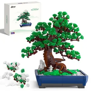 WISE BLOCK Pine Building Block Set for Adults -950 Pcs Artificial Pine Building Blocks for Adults, Gift Set for Valentine's Day