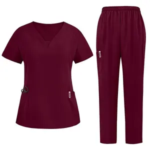 2025 New Surgical Gown Set for Doctors Nurses SPA Beauty Salon Dental Hospital Workwear Comfortable Minimalist Style Women's Uniforms Basic HOT