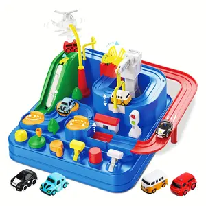 Toddler Toys for 3 4 5 6 Year Old Boys, Race Car Tracks Toys for Boys, Car Rescue Adventure Preschool Educational Toys