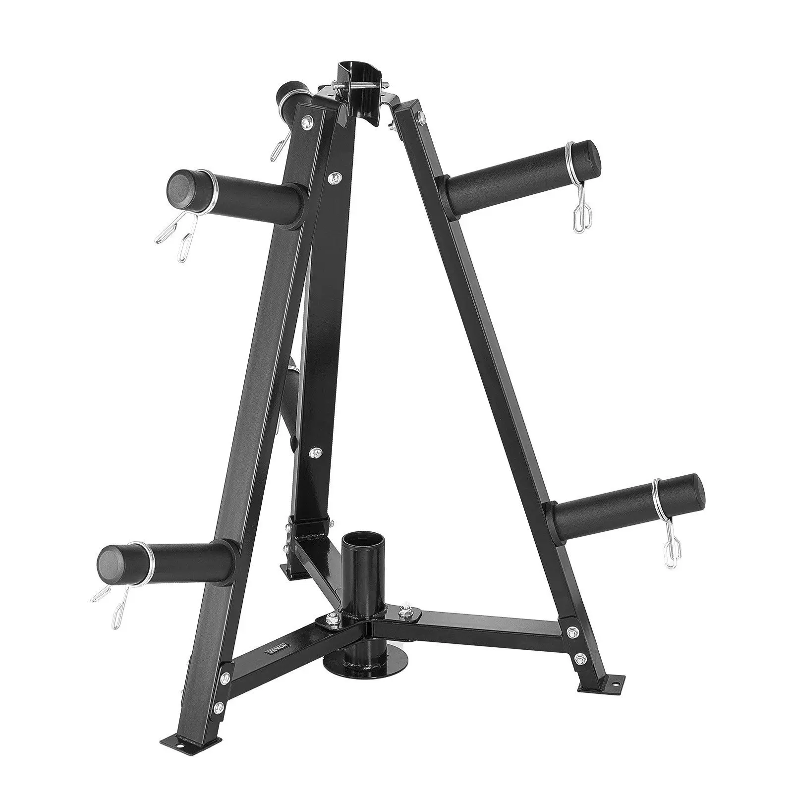 2-Inch Stable Weight Plate Rack - Full Welding, Seamless Connections, Consistent Stability, Safety Home Gym Barbell Storage Stand, Space Utilization