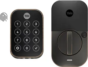 Yale YRD450FBLE0BP Assure Lock 2 Key Free Touchscreen with Bluetooth Biometric Deadbolt US10BP - Oil Rubbed Bronze Permanent Finish