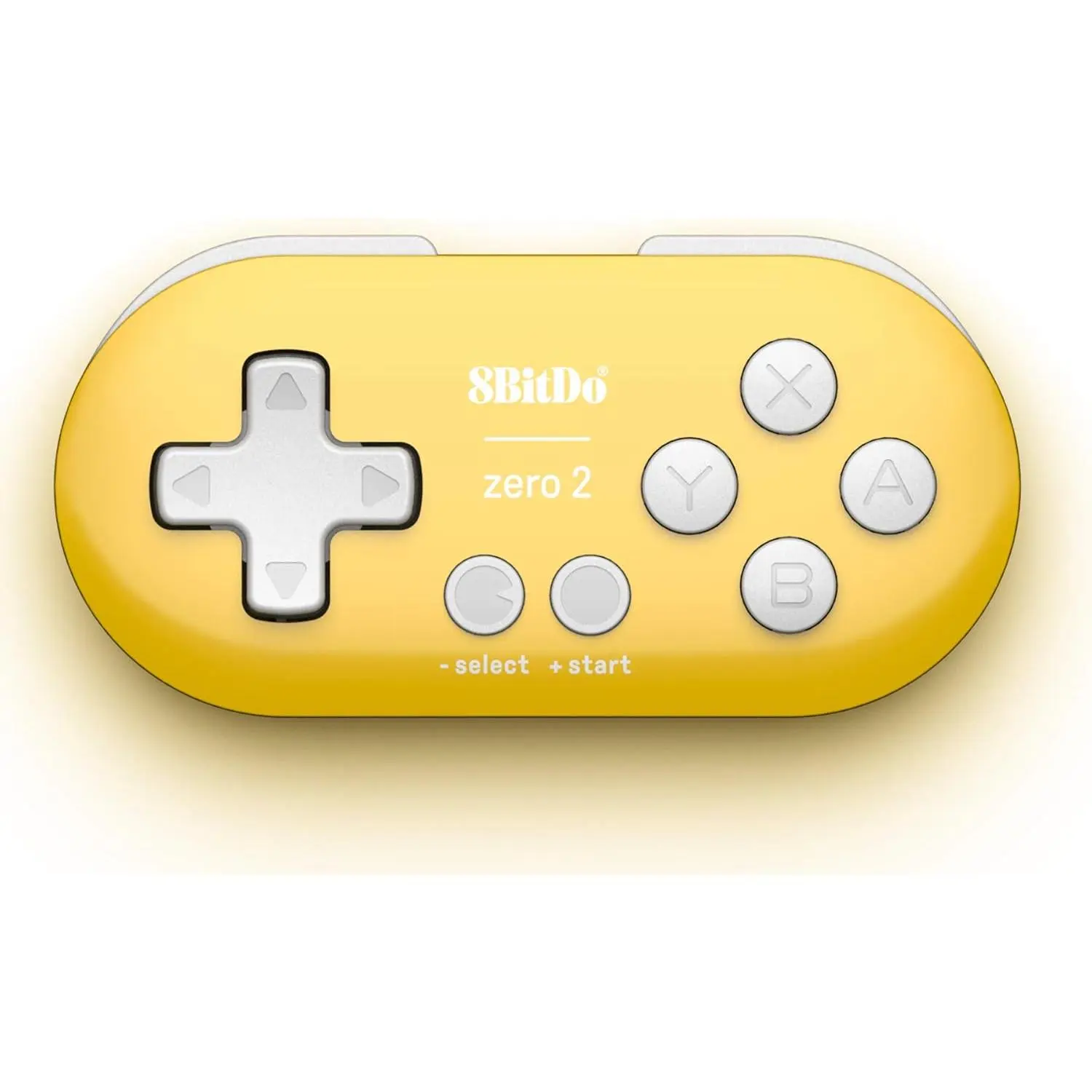 8Bitdo Zero 2  Key Chain Sized Mini Controller for  , Windows, Android and macOS (Yellow Edition)