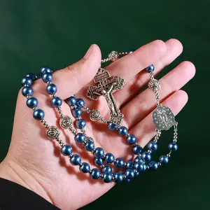 rosary beads catholic for women and men,Catholic baptism gifts for boys,Rosary for first communion boys or girl