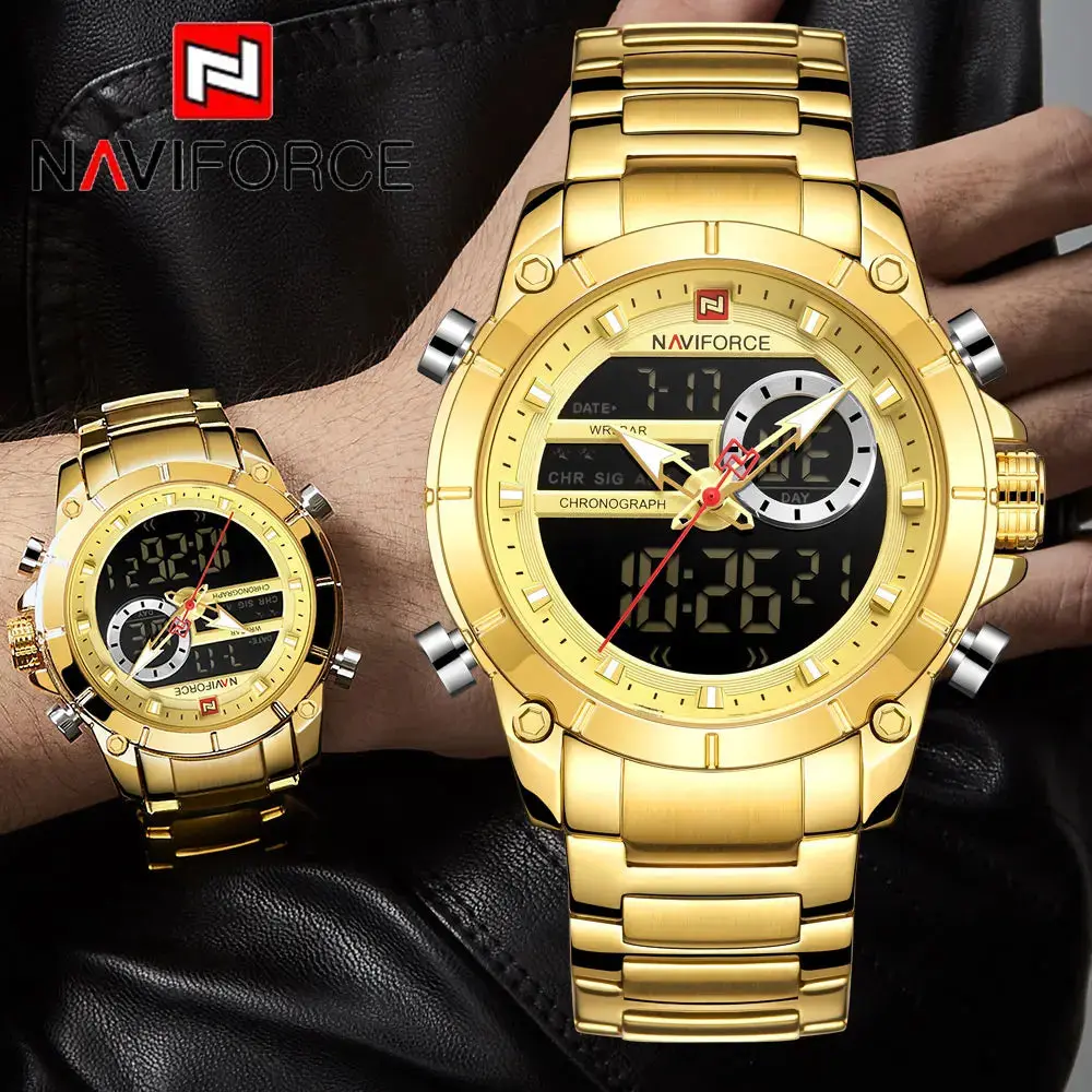 NAVIFORCE NF9163 Military Sports Watch for Men