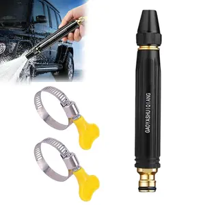 Home High-Pressure Car Wash Water Gun, 2026 Upgraded Car Wash Water Gun Garden Hose Sprayer, Adjustable Spray Patterns, for Watering Plants and Vegetables, and Car Washing (Pacifier Interface)