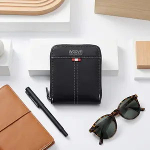 Men's Letter Embossed Zipper Short Wallet,2026 New Style Casual Trendy Solid Color Card Holder Wallet,Fashionable Wallet for Daily Use,Travel and Work Commute