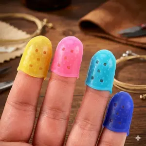 Silicone Guitar Finger Protectors - Breathable Non-Slip Design for Comfortable Practice. Anti-Sweat, Anti-Blister, Secure Fit. Essential Music Accessory for Professional & Beginner Players.