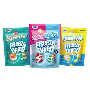 Freeze Dried Spree, Sweetarts & Lemonheads – Crunchy Sour & Sweet Candy Treats, 4 oz Resealable Bags, Halloween Party, Christmas Stocking Stuffer