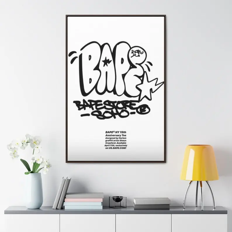Bape Logo Hypebeast Vintage Poster
