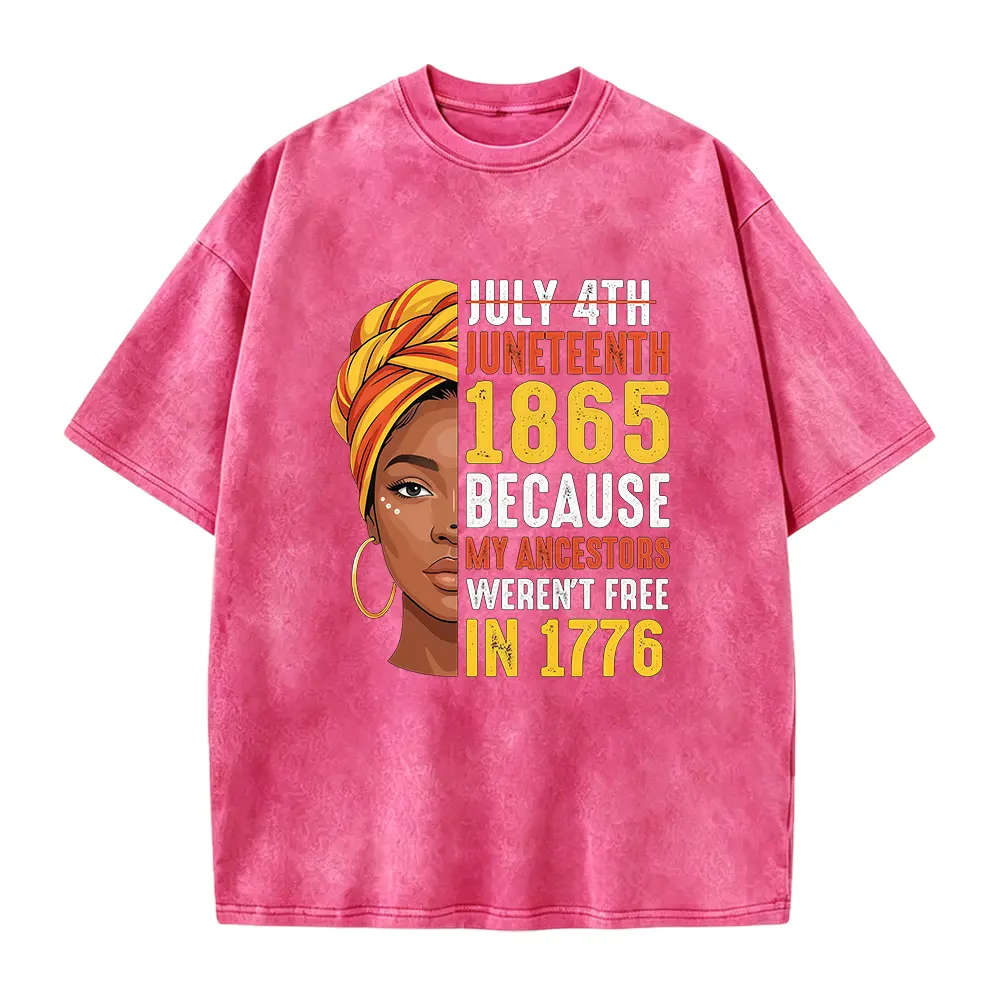 Washed T-shirt-Pink