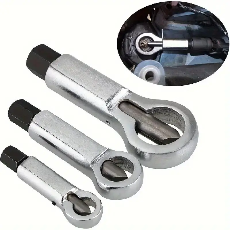 Metal Nut Splitter Cracker, Manual Pressure Nut Cracker Remover Extractor Tool, Professional Hand Tool for Home & Office, DIY Tool, Bolt Extractor Kit, Tool Kit Set