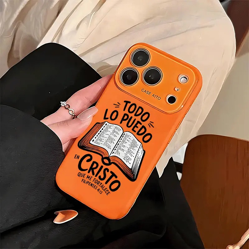 Orange-Bible Verse Aesthetic Christian