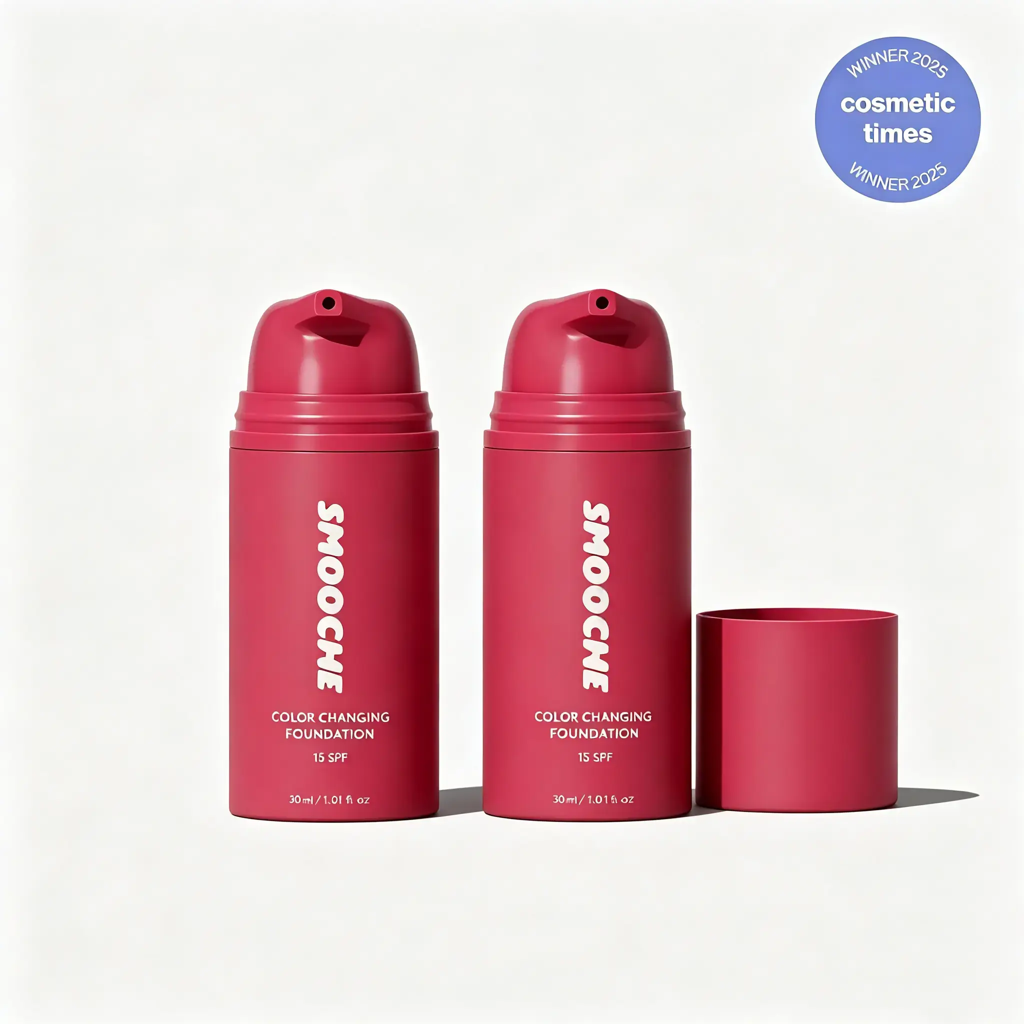 1/2PCS Color Changing Foundation – Shade Matching Liquid Makeup, SPF, 24H Wear, Vegan