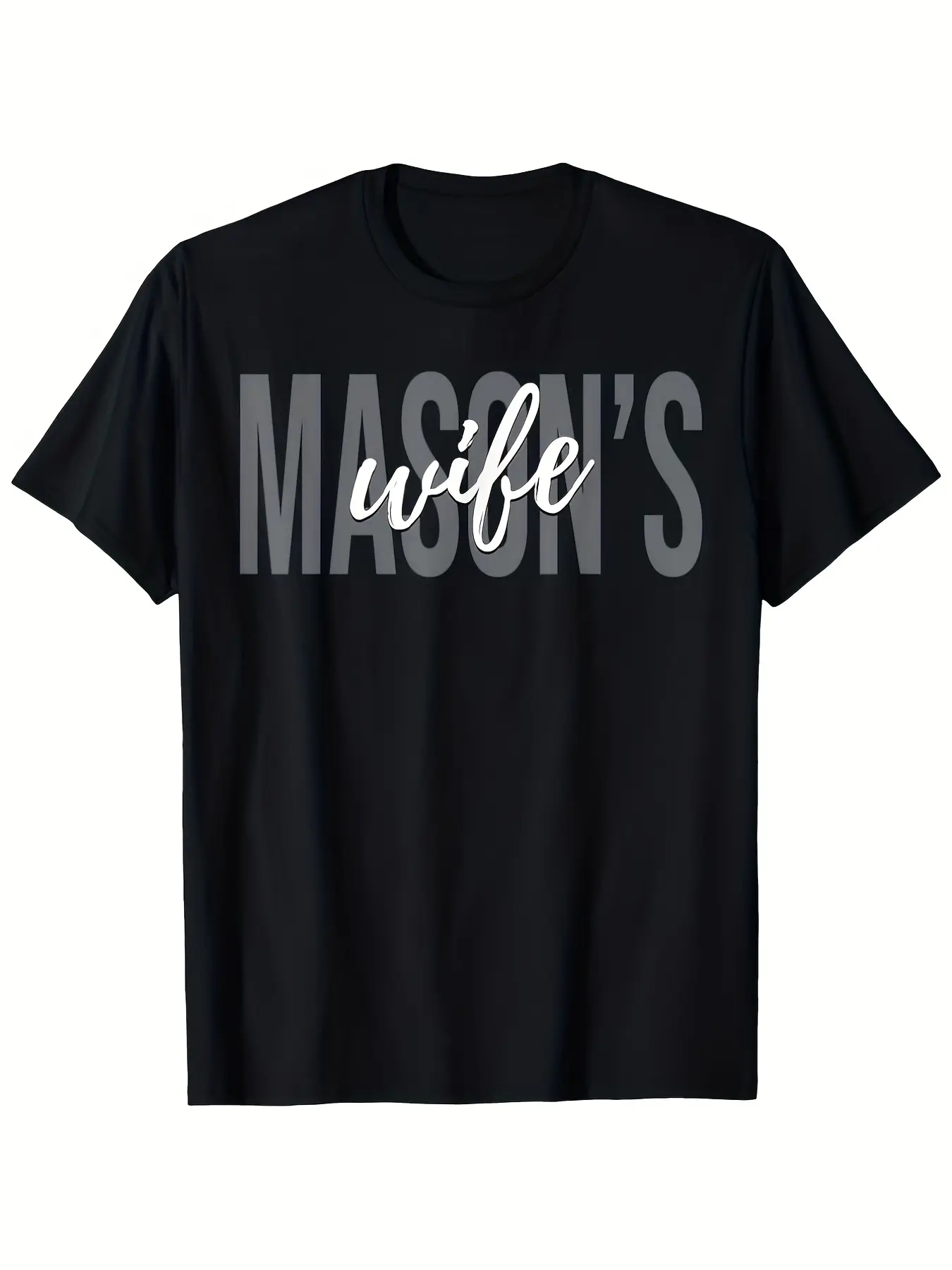 Men'S Women'S Masonic Tshirt Mason'S Wife Freemaso unisex soft cotton short sleeve t shirt, vintage graphic casual tee for men women teens, perfect birthday holiday gift for camping travel gym daily street  wear