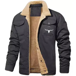 Men's Retro Western Jacket Warm Fleece Coat Work Cargo Trucker Jackets Tops Casual Long Sleeve Crewneck high Men's Retro Western Jacket Warm Fleece Coat Work Cargo Trucker Jackets Tops Casual Long Sleeve Crewneck high