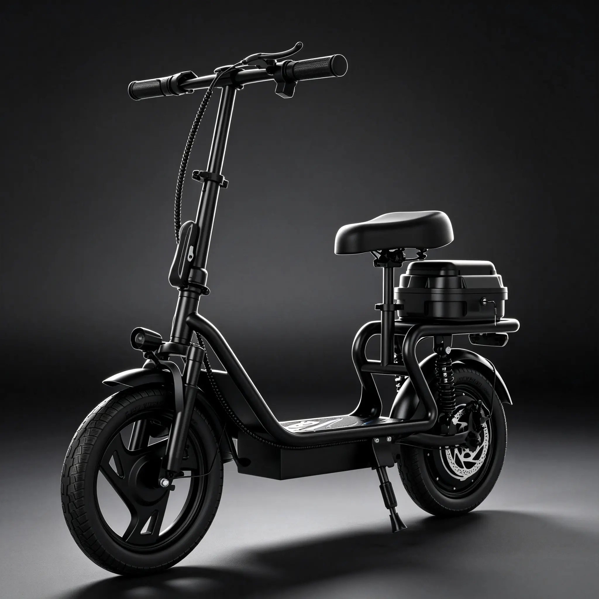 Electric Scooter with Smart App Control, 48V 10.4Ah/22.5Ah Battery, 22MPH Top Speed, 21-27 Miles Range, Rear Storage Basket
