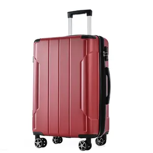 [Fahuac] 2-Piece Carry-On Luggage Set with Weekender Bag, 20"-24"-28" Lightweight Hardshell Suitcase, TSA Lock, Spinner Wheels, Cup Holder