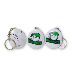 Nice Putt Audio Keychain, Push Button says "Nice Putt"