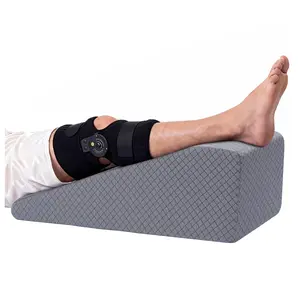 Leg Elevation Pillow for After Surgery, Knee Replacement & Recover, Wedge Pillow for Knee, Hip, Ankle Support, Home Recovery Equipment (Grey, 27in×11.6in×9in)