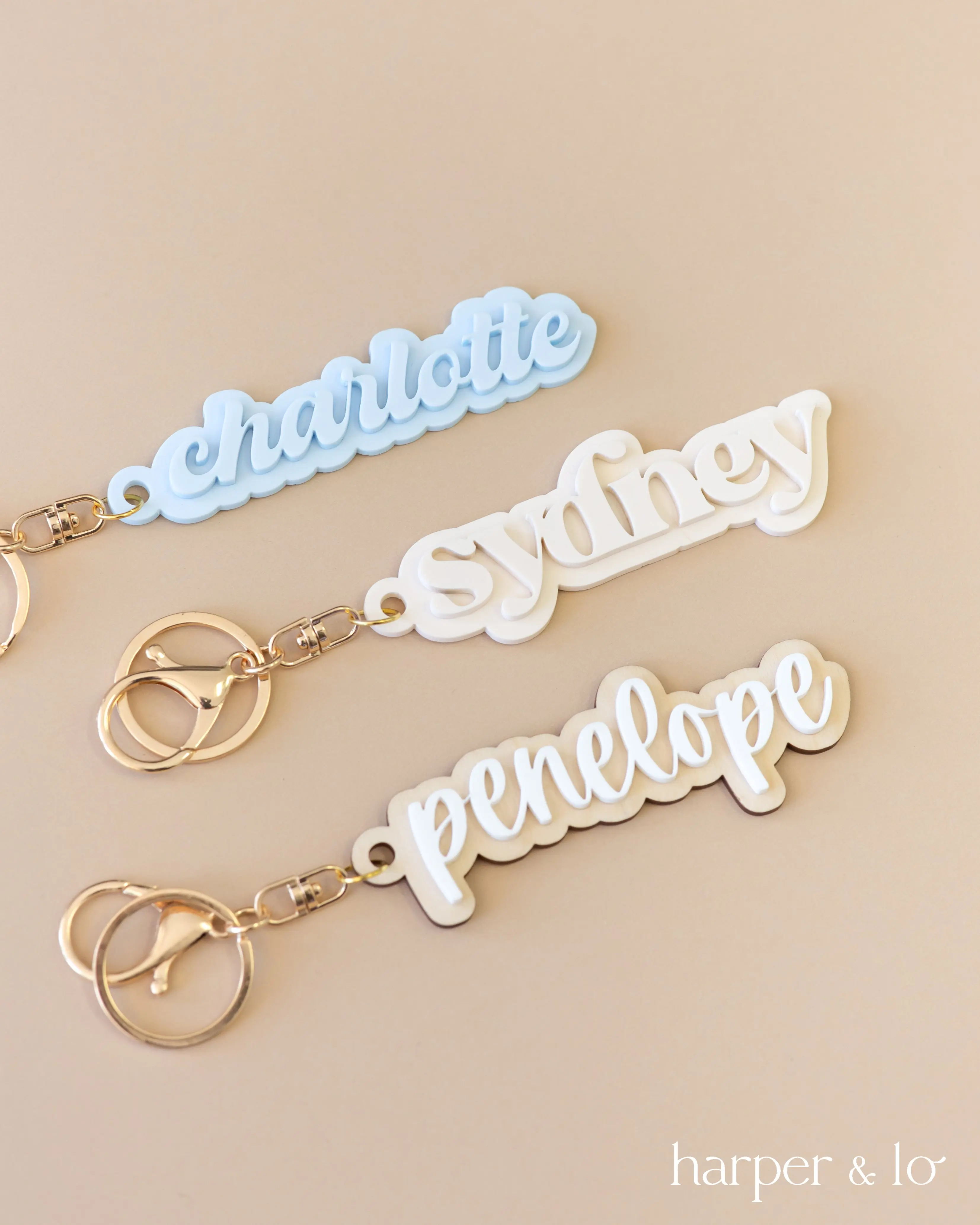 Custom Name Acrylic Keychain | Version B