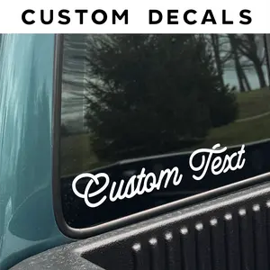 Custom Decals - High Quality Outdoor Vinyl