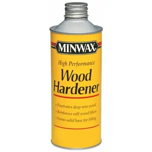Minwax 1 Pint High Performance Wood Hardener, Wood Filler, Household, Moisture Sealing