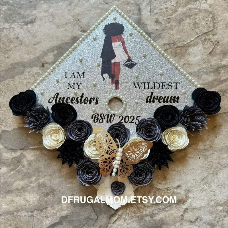 Graduation Cap Topper, Custom Cap Topper, Graduation Cap Design, Personalized Graduation Cap Topper