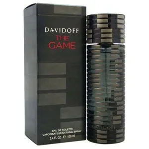 Davidoff THE GAME Men's Eau de Toilette - Aromatic Woody Fragrance, 3.4 fl oz (3.3 oz Equivalent), Juniper Gin & Precious Woods Notes, Fragrance Perfume Scent, New in Box