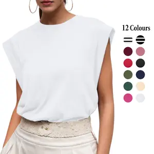 GRECERELLE Women 2026 Cap Sleeve Tops Summer Casual Tee Shirt Loose Crew Neck Basic Tank Trendy Work Vacation Outfits Womenswear going outfits Black Comfort Comfortable Fabric women's summer outfits going tops Cotton Streetwear