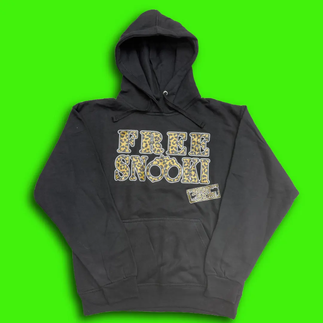 Free Snooki Leopard Print Hoodie – Funny Jersey Shore Sweatshirt for Women or Men – Unisex GTL Style Pullover – Soft Graphic Hoodie S to 5XL