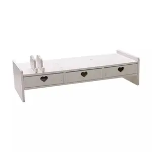 Multi-layer drawer storage rack, small shelf for dormitory, desk laptop lift, space saving, Desk Tidy
