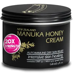 Balm Of Gilead Manuka Eczema Honey Cream For Sensitive Skin, Eczema, Psoriasis & Dermatitis - Moisturizing Ointment With Grassfed Tallow