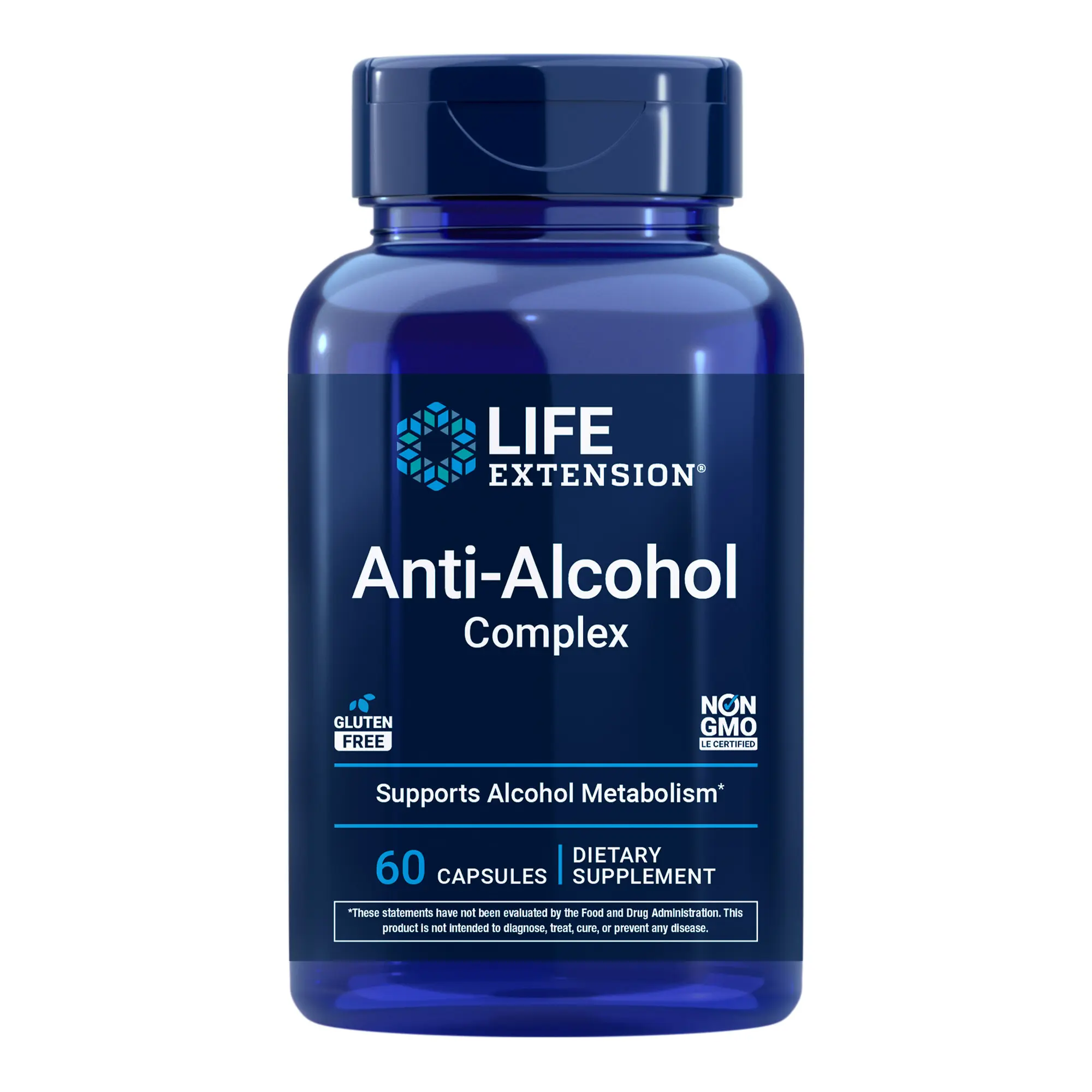 Life Extension Anti-Alcohol Complex 60 Capsules