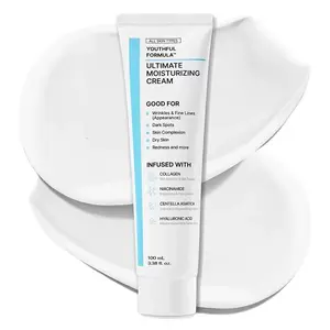 Ultimate Moisturizing Cream | Centella Asiatica, Niacinamide, Hyaluronic Acid, Collagen | Wrinkles, Fine Lines, Dark Spots, Dry Skin, Redness | 3.38 fl. oz., 100ml