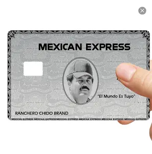 El Gran Jefe Debit/Credit Card Skin Adhesive Covers (Gradient Gray)- Premium Vinyl, Vibrant Designs, Easy Application