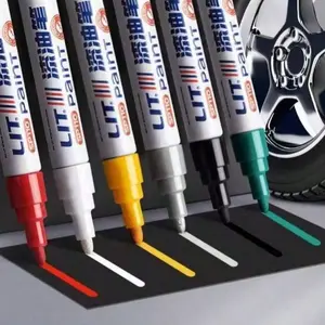 Car Paint Pen, Furniture Scratch Repair Pen, Waterproof Oil-Based Ink, Suitable for Various Materials, Easy Application, No Professional Help Needed