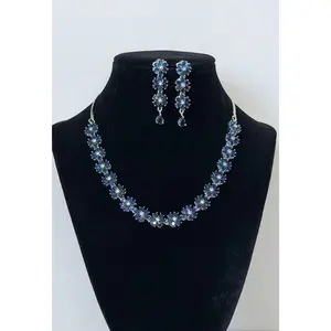 Dainty Diva American Diamond Set with Earrings Dainty Diva American Diamond Set with Earrings