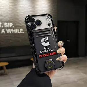 CUMMINS 6.7L TURBO DIESEL DODGE AestheticDesign Pattern Casing For iphone 17 16 15 14 13 12 PlusPro Max Flaunt Mobile Phone Case Soft Silicon TPUanti-drop Drop Protection Shockproof ProtectorVintage unique Fashion Trend Anti-scratch StylishSmartphone Q37