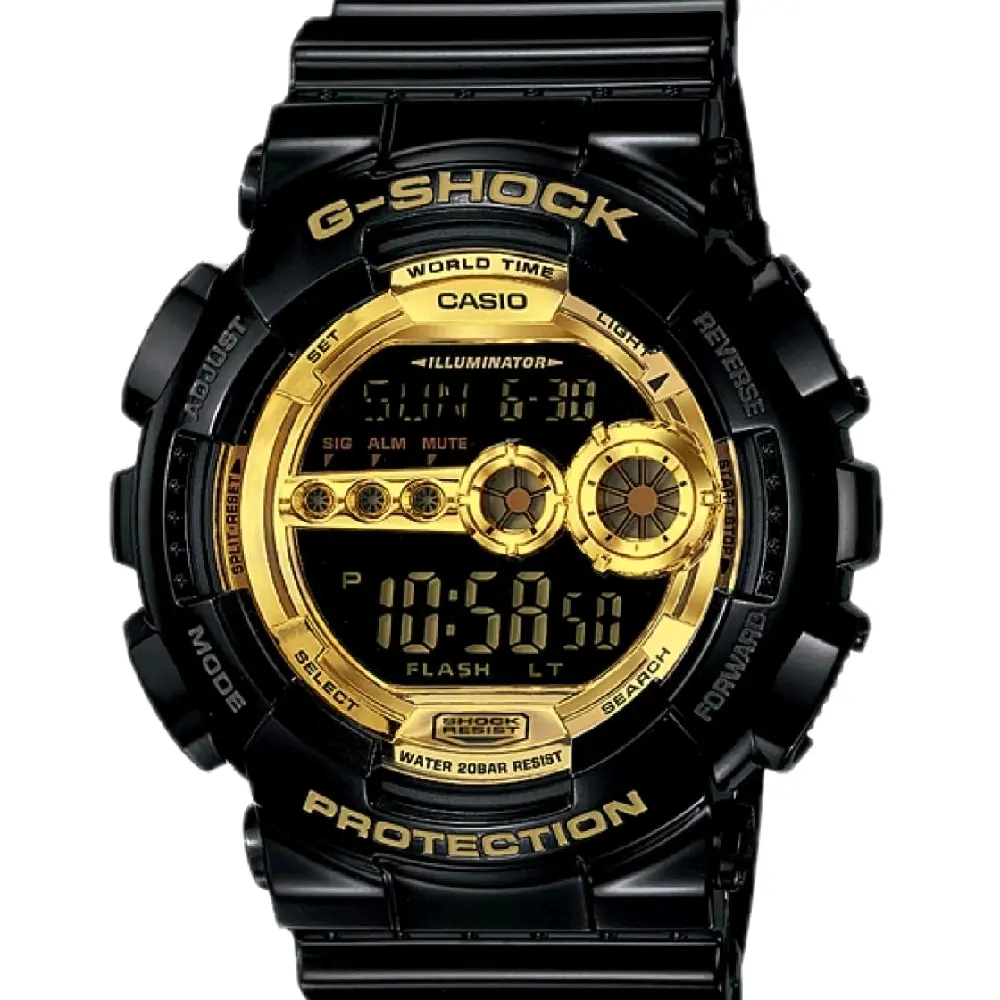 GD-100GB-1 New G shock Digital black & Gold men' s classic watch "G shock masterpiece"