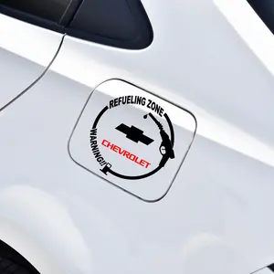Chevrolet Car Fuel Tank Lid Sticker, Fashionable Trendy Personalized Body Decoration, Waterproof Sunproof Wear-Resistant, External Accessories