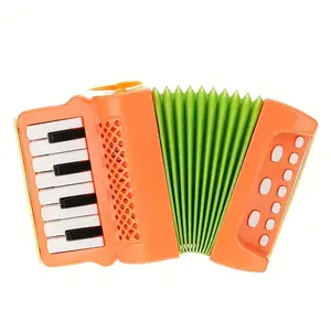 Accordion Educational Parent-Child Interactive Musical Instrument Toy, Music Toy for Boys and Girls, Birthday Gift, Christmas Gift