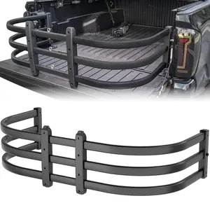 Truck Bed Extender, Aluminum Retractable Tailgate Extender, 59"-69" Adjustable Length, Drill Required, Fits for Chevy Silverado & GMC Sierra, Ford F-Series, Dodge Ram, Tundra, Nissan Titan