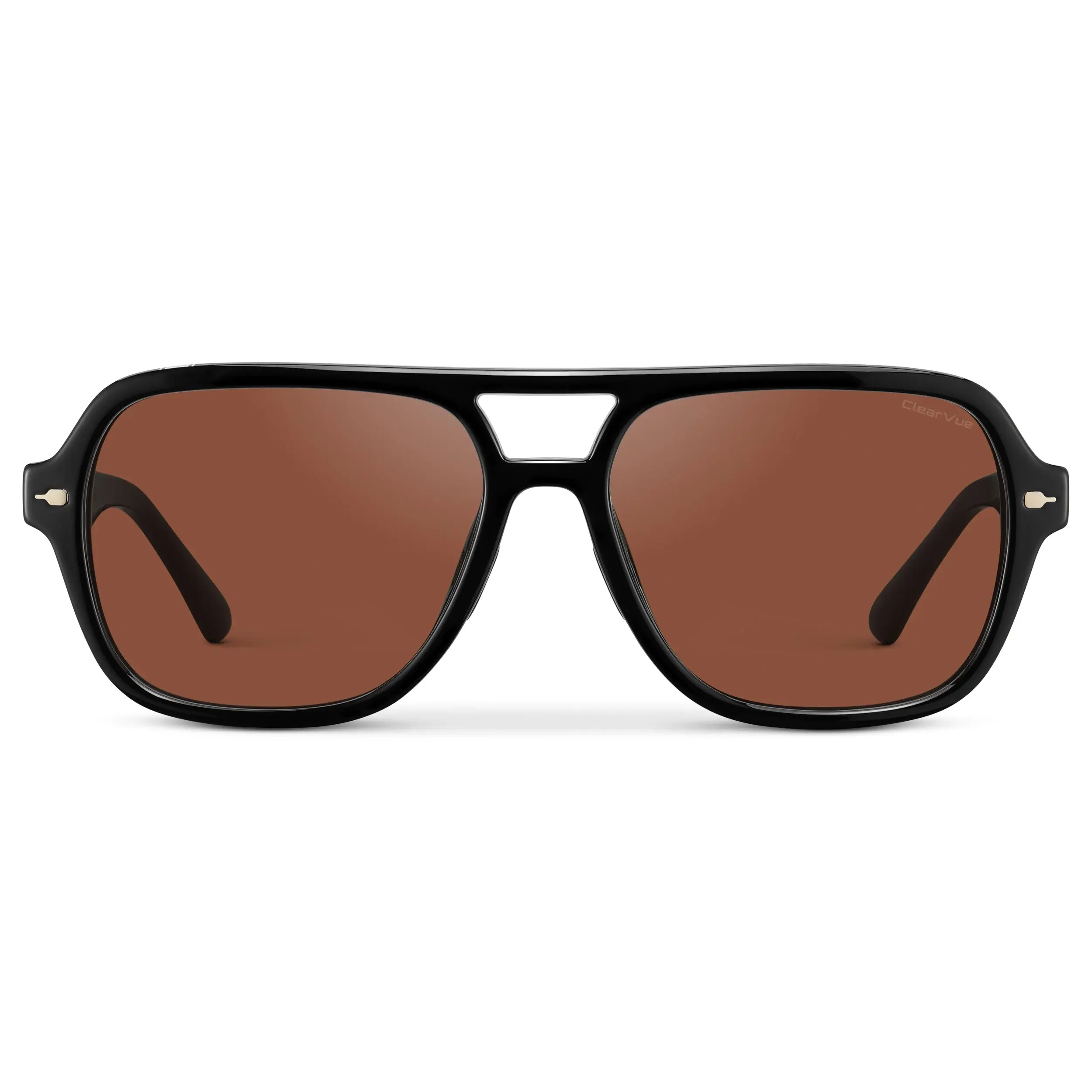 WMP Eyewear Rally Court Aviators for Women, Stylish Oversized Square TR90 Frame with Polarized Lenses, Non-Slip Fit & 100% UV Protection, Stylish Sunglasses, Sunglasses For Women, Uv Protective Eyewear, Statement Frame Glasses, Casual Wear