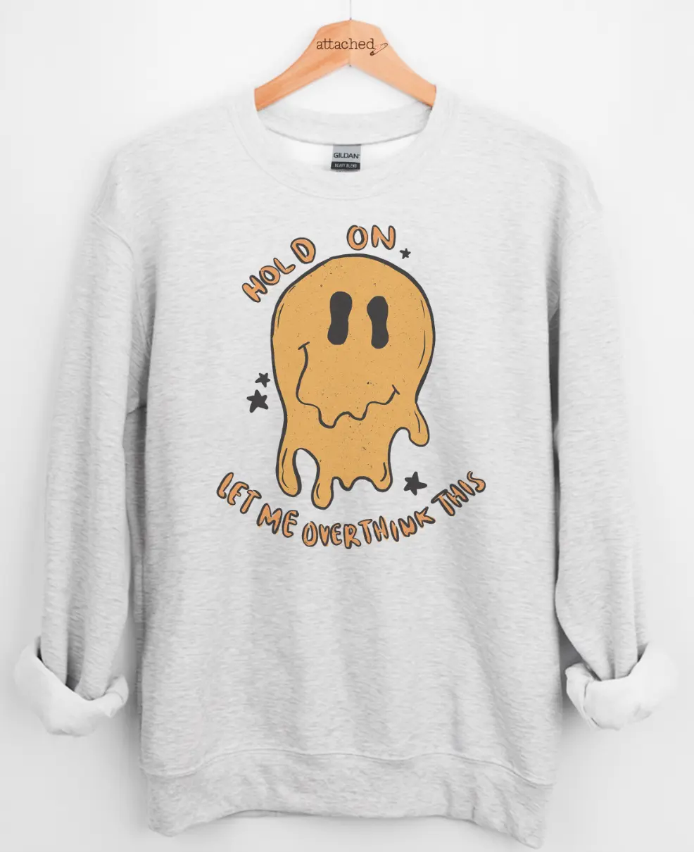 Overthink Smiley Graphic Top Overthink Smiley Graphic Top