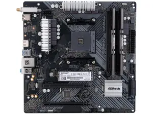 PC DIY Starter Kit – ASRock B450M/AC R2.0 AM4 Micro ATX WiFi Motherboard with Pre-Installed Team T-FORCE VULCAN Z 16GB (2x8GB) DDR4-3200 and Patriot P300 512GB NVMe M.2 SSD
